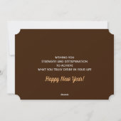 Prague Castle New Years Card, Prague Art  Holiday Feestdagenkaart (Achterkant)