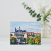 Prague castle panorama briefkaart (Staand voorkant)