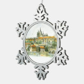 Prague Castle Pewter Ornament (Rechts)