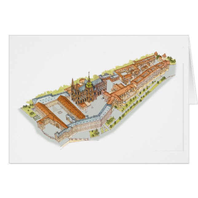 Prague Castle. Praag Tsjechië (Voorkant Horizontaal)