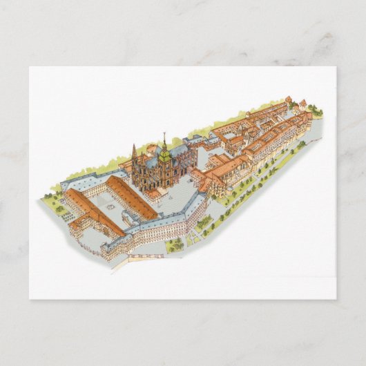 Prague Castle. Praag Tsjechië Briefkaart (Voorkant)