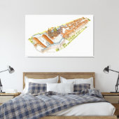 Prague Castle. Praag Tsjechië Canvas Afdruk (Insitu (Slaapkamer))