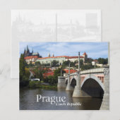 Prague Castle, Tsjechië Briefkaart (Voorkant / Achterkant)