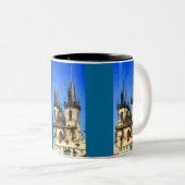 Prague Castle Tweekleurige Koffiemok (Voorkant rechts)