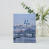 Prague Castle Winter Wonderland Briefkaart (Staand voorkant)