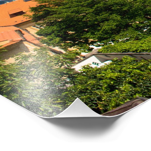 Prague Cityscape Foto Afdruk (Hoek)