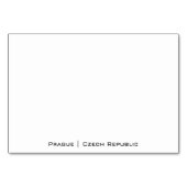 Prague Cityscape Kaart (Achterkant)