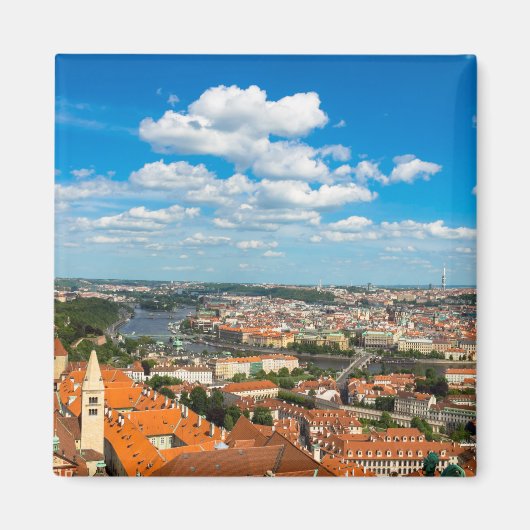 Prague Cityscape Magneet (Voorkant)