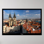 Prague Cityscape Poster (Voorkant)