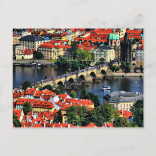Prague Cityscape, Tsjechië Briefkaart