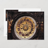 Prague Clock Decoration Briefkaart (Voorkant / Achterkant)