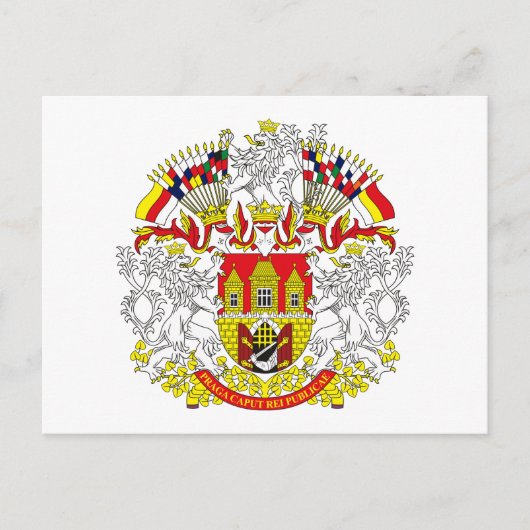 Prague Coat of Arms Briefkaart (Voorkant)