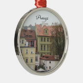 Prague Colorful Buildings Czech Ornament (Rechts)