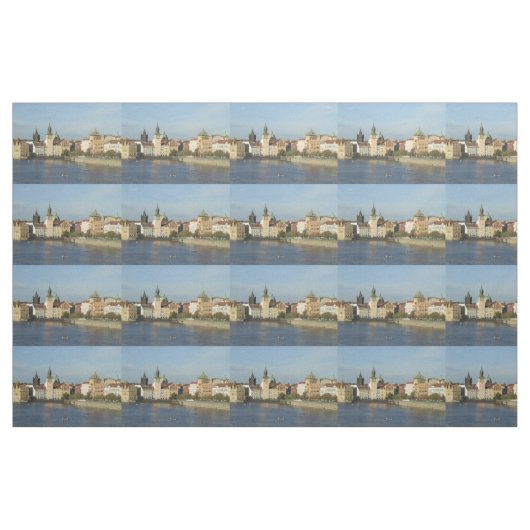 Prague Cotton Fabric Stof (Yard (91,4 cm))