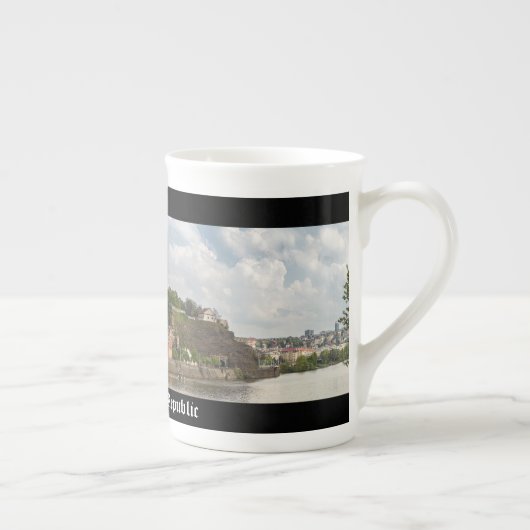 Prague Czech Republic Bone China Mok (Rechts)