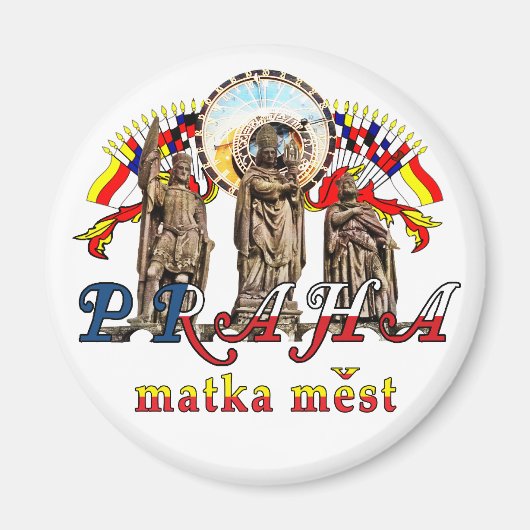 Prague Czech Republic magnet (Voorkant)
