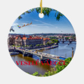 Prague Czech Republic Ornament (Achterkant)