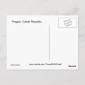 Prague Czech Republic Post Card Briefkaart (Achterkant)
