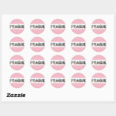 Prague Czech Republic Travel Photo Ronde Sticker (Vel)