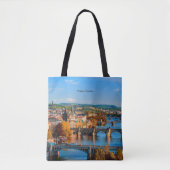 Prague Czechia Bridges Tote Bag (Voorkant)