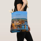 Prague Czechia Bridges Tote Bag (Dichtbij)