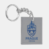 Prague Czechia Europe Sleutelhanger (Voorkant Links)