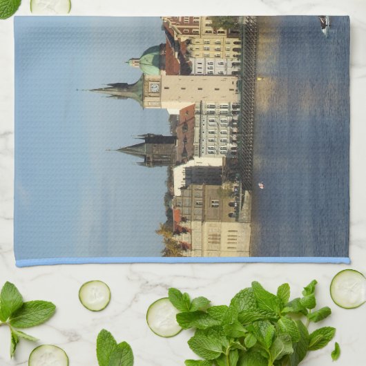 Prague Dishtowel Theedoek (Gevouwen)