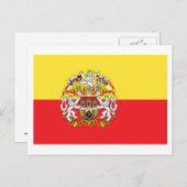 Prague Flag Briefkaart (Voorkant / Achterkant)