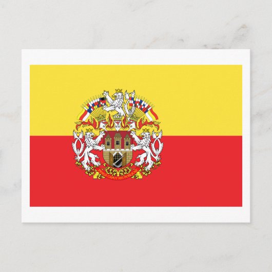 Prague Flag Briefkaart (Voorkant)