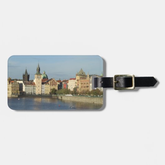 Prague Gepersonaliseerd Bagagelabel (Voorkant horizontaal)