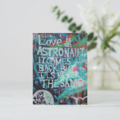 Prague Graffiti Briefkaart (Staand voorkant)