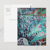 Prague Graffiti Briefkaart (Voorkant / Achterkant)