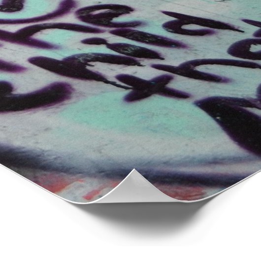 Prague Graffiti Poster (Hoek)