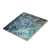 Prague Graffiti Tegeltje (Zijkant)