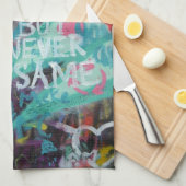 Prague Graffiti Theedoek (Quarter Fold)