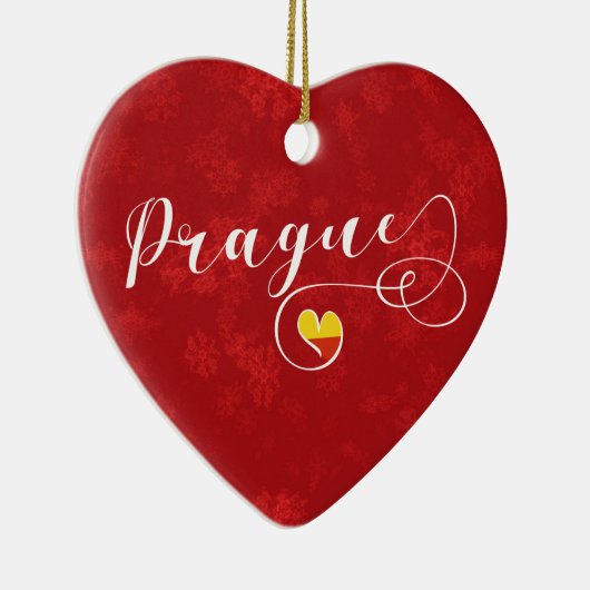 Prague Heart, Ornament met kerstbomen, Tsjechië (Rechts)
