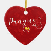 Prague Heart, Ornament met kerstbomen, Tsjechië (Voorkant)