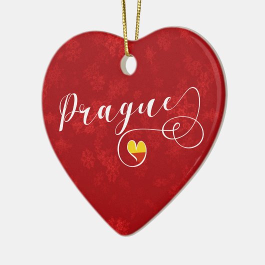Prague Heart, Ornament met kerstbomen, Tsjechië (Links)
