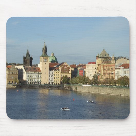 Prague Mousepad Water Scene Muismat (Voorkant)