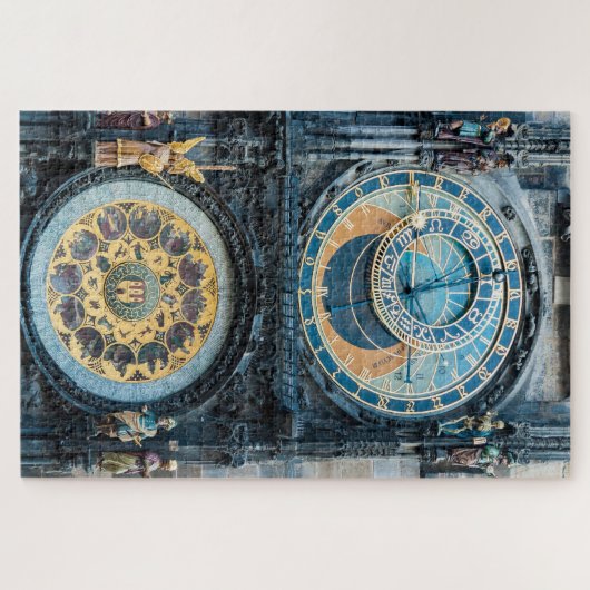 Prague old Astronomical Clock - Tsjechië Legpuzzel (Horizontaal)