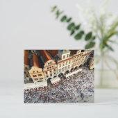 Prague Old Town Square Briefkaart (Staand voorkant)