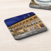 Prague Old Town Ungelt Night Hard Plastic Coaster Bier Onderzetter (Linkerzijde)