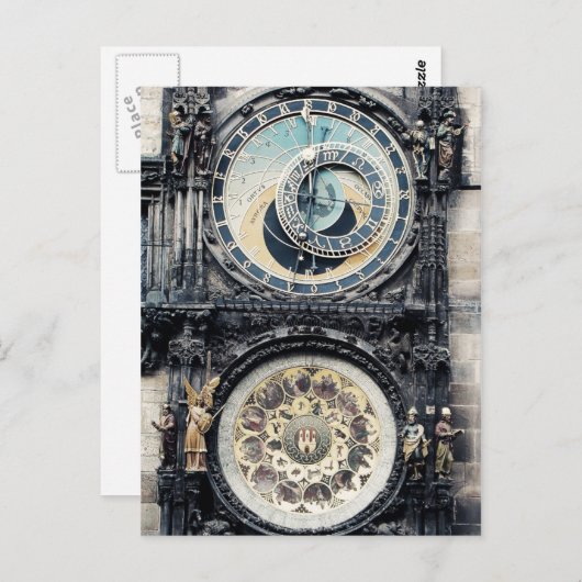 Prague Orloj Briefkaart (Voorkant / Achterkant)