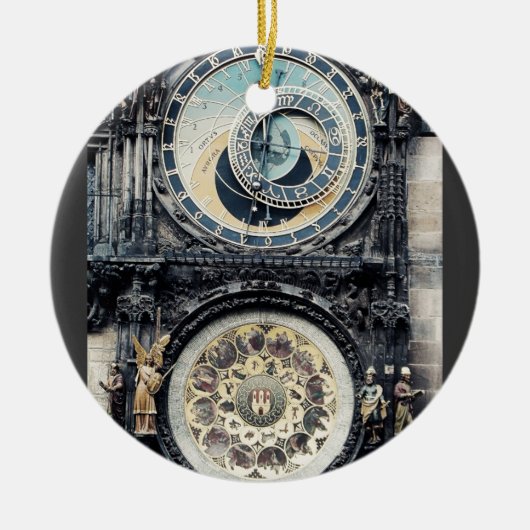Prague Orloj Keramisch Ornament (Voorkant)