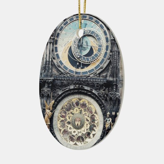 Prague Orloj Keramisch Ornament (Links)