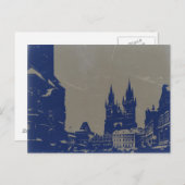 PRAGUE OUDE TOWN-QUARE BRIEFKAART (Voorkant / Achterkant)