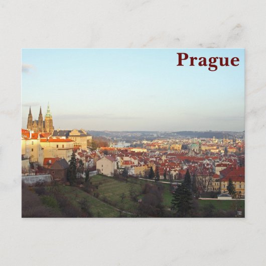 Prague panorama briefkaart (Voorkant)