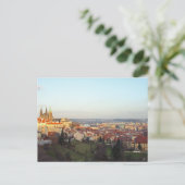 Prague panorama briefkaart (Staand voorkant)