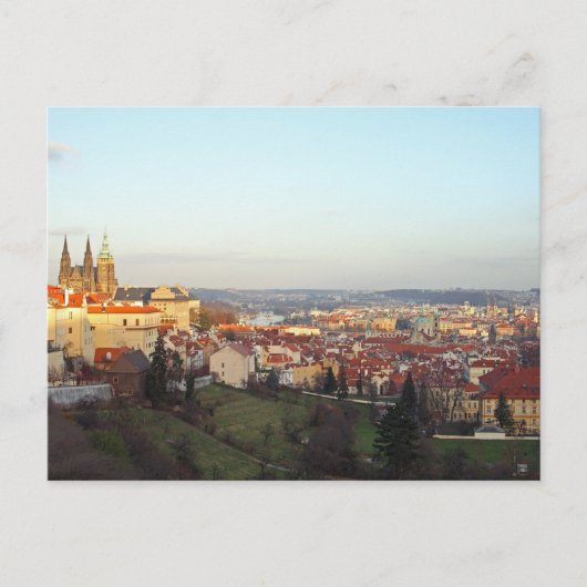 Prague panorama briefkaart (Voorkant)