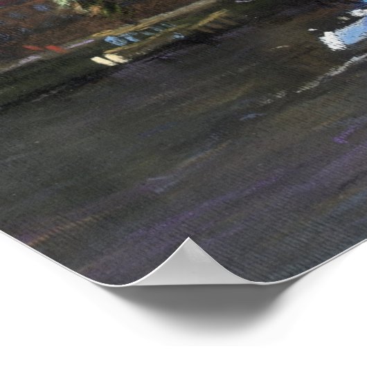 Prague Panorama Charles Bridge Prague Castle Poster (Hoek)